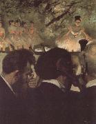 Edgar Degas Musicians in the orchestra oil